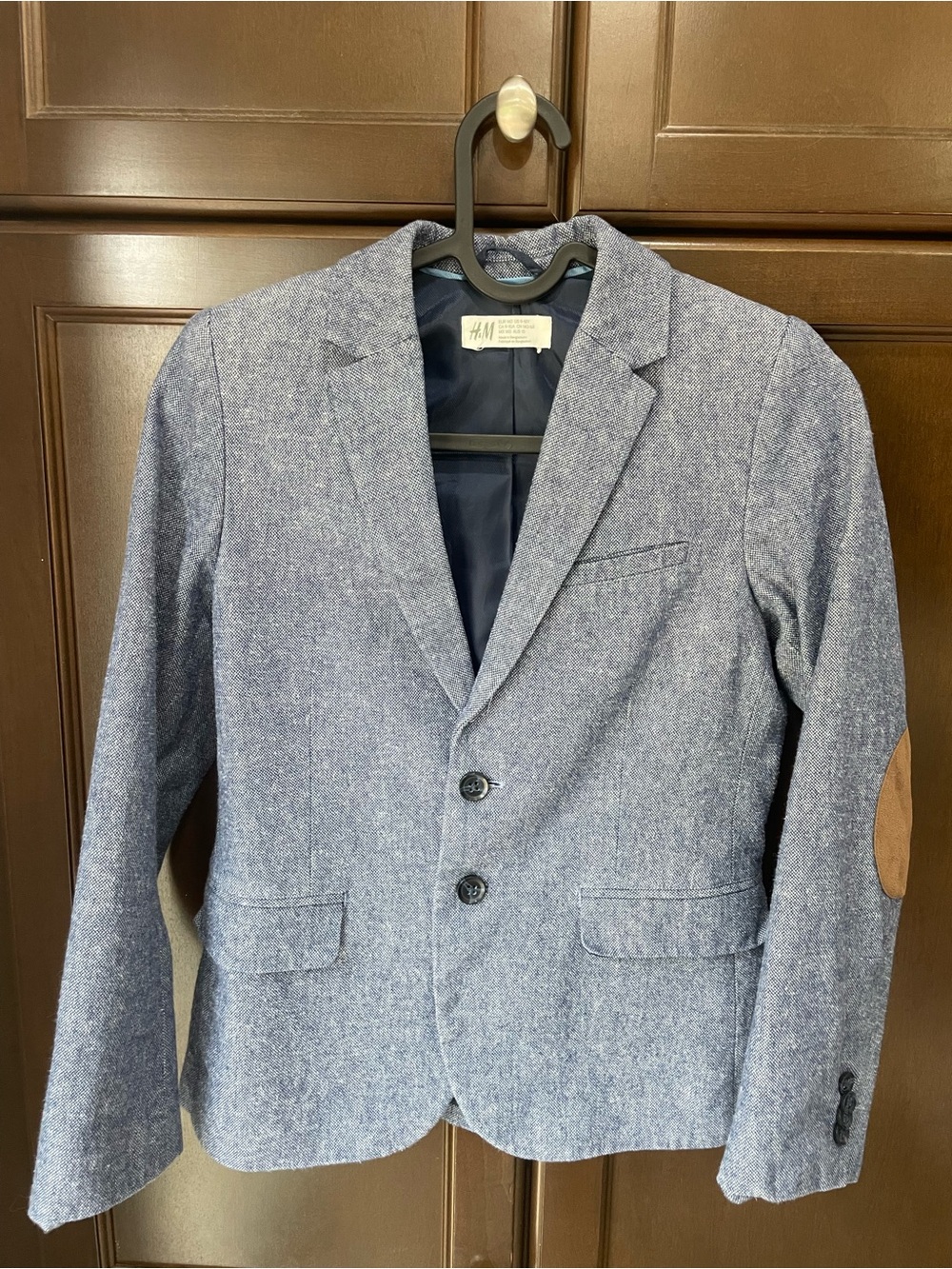 H&M Kids Blue Blazer with Elbow Patches